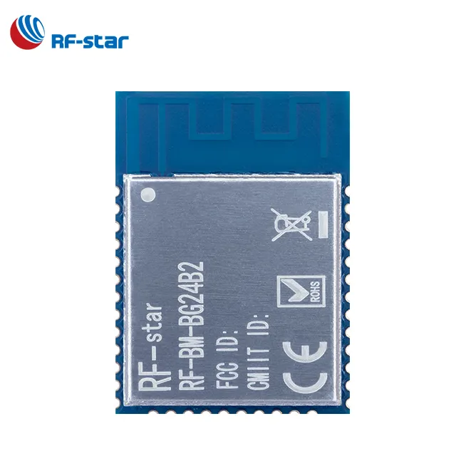 สูง TX Power SiliconLabs EFR32BG24 19.5 dBm บลูทูธ 5.3 เครื่องส่งสัญญาณตัวรับสัญญาณ 2.4 GHz เครื่องรับส่งสัญญาณ RF สําหรับเซ็นเซอร์บ้านอัจฉริยะ
