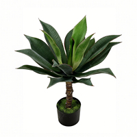 Centres de table de mariage durables, plante artificielle en plastique Agave, plante artificielle écologique, décoration intérieure et extérieure pour la maison