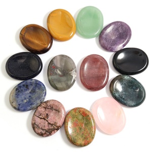 Đá an thần Crystal Worry Stone, đá quý tự nhiên, trị liệu bằng tinh thể, trị liệu Reiki, massage, đá an thần Chakra - Product Image 1