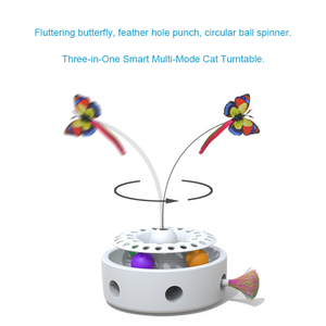New Factory Price ODM&OEM Luxury Smart Automatic Three-in-One Pet Teaser <b>Ball</b> Interactive Multifunction - Product Image 4