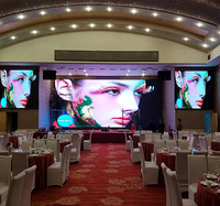 Système clé en main complet, écran LED intérieur/extérieur 4m x 3m, panneau LED P2.976 P3.91, toile de fond de 500mm x 1000mm, taille BRC-B3.91