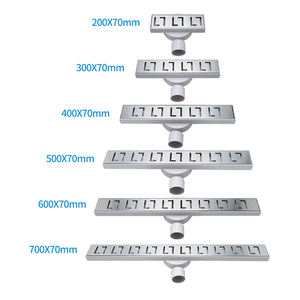 Panneau SS avec sortie horizontale ABS <span class=keywords><strong>Siphon</strong></span> rotatif Sortie DN50 Drain de sol de <span class=keywords><strong>douche</strong></span> linéaire en plastique - Product Image 3