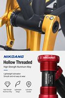 Support de pédalier de vélo OEM 68 mm-73 mm pour VTT et vélo de route, noir et rouge, pièces de rechange pour vélo