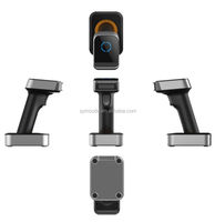 Pemindai Barcode 2D QR Layar Warna TFT MJ-1932 2.4G USB 3-in-1 Nirkabel Dengan Tampilan Waktu & Baterai