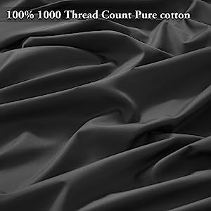 Cloudland Bộ đồ giường 4 món dệt thoi cotton 100% sang trọng cỡ King 400TC tùy chỉnh mọi mùa - Product Image 4