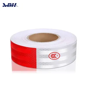 Cuộn Phản Xạ Xe Tải Có Độ Bám Dính Cao Băng Keo Phản Quang PET PVC Tự Dính Dùng Cho Đường Hầm Xe Tải Hộp Thân Xe Hơi