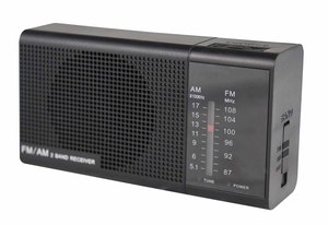 Radio Portatile AM FM con Antenna Telescopica, Alimentata a Batterie AA, Ideale per il Campeggio - Product Image 3