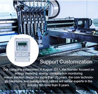 Meter Energi Cerdas Tiga Fasa SAVING DTZ1218 Harga Terjangkau 100A 220-240V Level Aktif 1 Modul Relay 4G/WIFI ISO9001
