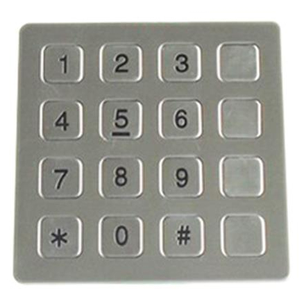 Stainless Steel Keypad with 16 keys JR Industry Telephone Accessories