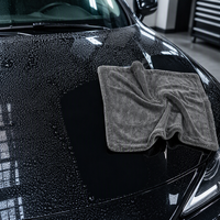 Serviette de séchage pour voiture en microfibre BSCI double face 2000 GSM, épaisse et moelleuse, sans peluches, 80x1400 GSM, serviettes en microfibre pour voiture