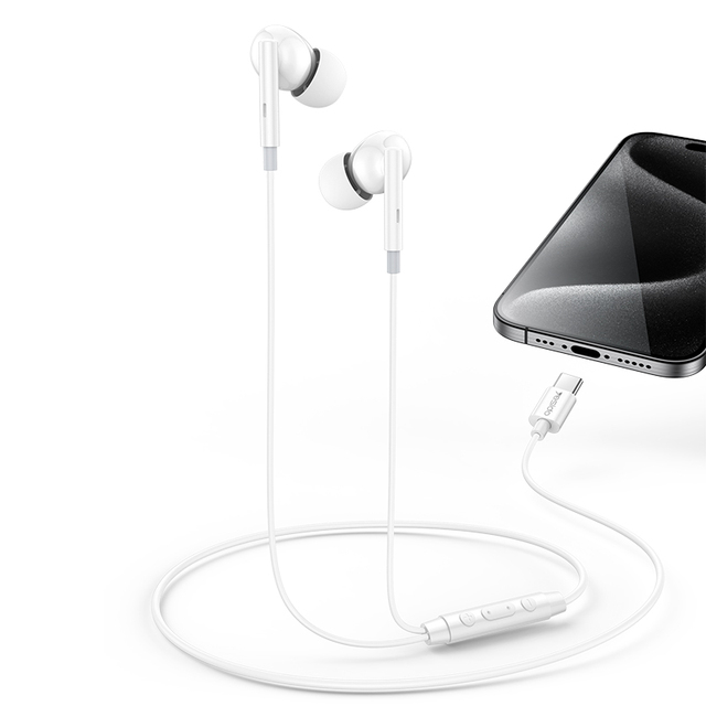 Yesido High-definition Microphone Zero-latency With Remote Control Type-C Wire In-ear Earphone
