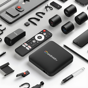 スマートAndroid 14 ATV <span class=keywords><strong>TV</strong></span>ボックス2GB RAM 16GB ROM 2.4G/5G WiFi 4Kクアッドコア音声制御リモコン - Product Image 3