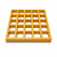 Filet de sol pour poulailler GRP 19x19mm, panneau en fibre de verre FRP à mailles fines, anti-chute, OEM