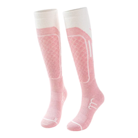 Chaussettes de ski pour jeunes en laine mérinos 7A, antibactériennes, épaisses, chaudes, respirantes, à séchage rapide, tricotées, hiver, ODM