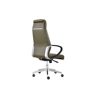 เก้าอี้สำนักงานที่ทันสมัยเก้าอี้หนังสีดำหมุนได้ - Product Image 3