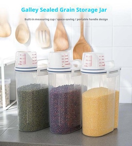 Chất Lượng Cao Nhà Bếp Tổ Chức Con Dấu Chống Ẩm Bảo Quản Lưu Trữ Chai Nhựa Trong Suốt Thực Phẩm Lưu Trữ Container - Product Image 5