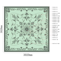 Moulures décoratives de plafond pour villa de luxe, moulures de plafond en polyuréthane, ensemble complet de rosettes et de moulures de bordure pour plafond
