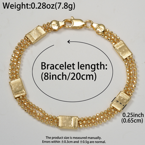 Bracelet de mode pour femme, ornement sphérique poli scintillant, soyeux, magnifique, élégant, vente en gros - Product Image 6