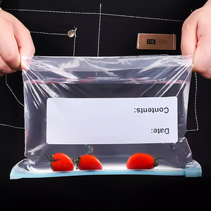 Wholesale Double Zipper PE Material Storage Bags Zero BPA Recycled Ziplock Bags for <b>Kitchen</b> Freezer - Product Image 6