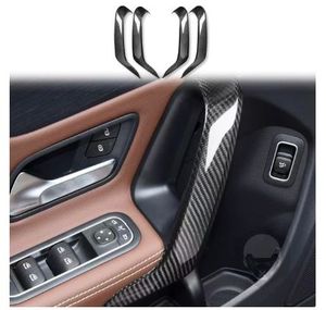 CLA nội thất xe hơi bên trong tay vịn xử lý Bảng điều khiển Bảng điều khiển trung tâm bảng điều khiển sợi carbon - Product Image 3