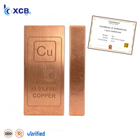 Prix de gros Lingot de cuivre 1 kg Lingots de cuivre de haute pureté