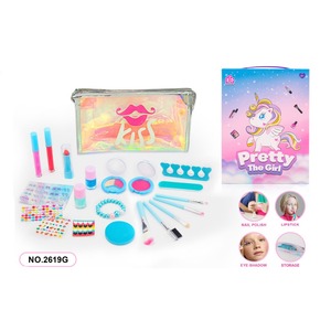 Nouveaux accessoires de maquillage pour enfants, cosmétiques, peignes pour nail art, jouets de déguisement pour filles, jeu d'imitation, nouveau sac à main DIY, cadeaux d'anniversaire - Product Image 6