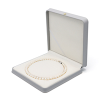 Boîtes d'emballage pour bijoux en cuir PU, logo personnalisé, couleur personnalisée, intérieur structuré pour bagues et boucles d'oreilles