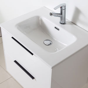 Vente en gros Armoire murale moderne et élégante blanche avec miroir pour évier unique Meuble pour vasque de salle de bain nordique européen - Product Image 6