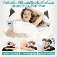 Oreiller cervical en mousse à mémoire de forme à récupération lente, soutien orthopédique du cou pour soulager la douleur, favoriser le sommeil et corriger la posture
