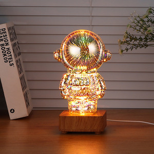 ABS Light Up Astronaut LED Night Light 3D Atmosphere Desk <strong>Lamp</strong> RGB Remote Control Bedside <strong>Lamp</strong> for decor - Product Image 2