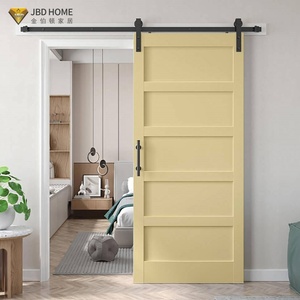 Système <span class=keywords><strong>de</strong></span> <span class=keywords><strong>rail</strong></span> coulissant pour <span class=keywords><strong>porte</strong></span> <span class=keywords><strong>de</strong></span> <span class=keywords><strong>grange</strong></span> en bois massif moderne minimaliste, design imperméable, garantie <span class=keywords><strong>de</strong></span> 5 ans pour une utilisation en chambre à coucher, salle <span class=keywords><strong>de</strong></span> bain, intérieur - Product Image 2