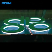 Letras Luminosas Publicitarias de Material ABS al por Mayor para Letreros de Tiendas y Centros Comerciales, Logotipos y Señalización de Pared