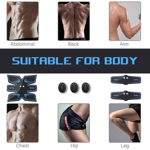 Électrostimulateur abdominal sans fil pour bras et jambes, coussin de massage et tonification musculaire, appareil d'entraînement abdominal électronique RF - Product Image 4