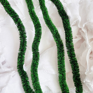 Christmas PVC <b>Tinsel</b> Garlands Festive Decorations Event Scene Decoration Artificial Wreath <b>Green</b> Vines Wedding Party Decorations - Product Image 3