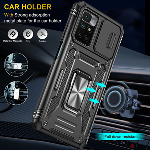 <span class=keywords><strong>Coque</strong></span> de téléphone antichoc pour caméra coulissante pour Xiaomi 14T Poco X6 C65 pour Redmi Note <span class=keywords><strong>13</strong></span> <span class=keywords><strong>Pro</strong></span> K70E 13C 14C support d'anneau en métal magnétique - Product Image 5
