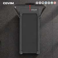 Tapis roulant électrique pliable, moteur 1,5 CV, écran LED portable avec suivi des calories, vitesse de 1 à 12 km/h, coussin antidérapant, utilisation à domicile