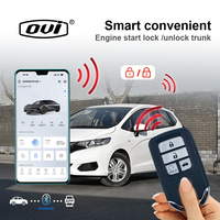 Démarrage à distance universel pour voiture via application smartphone, contrôle de voiture par smartphone, entrée sans clé PKE, bouton de démarrage par pression avec module Bluetooth GPS/GSM