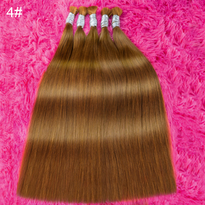 Vente en gros brut cambodgien russe slave humain noir et blond vierge cheveux non transformés en vrac droite taille 18 à 30 pouces - Product Image 1