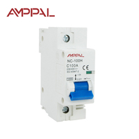 Disjoncteur miniature (MCB) bipolaire AC 1P-4P 1A-63A 10kA, capacité de coupure 230/400V
