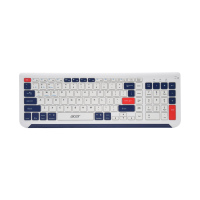 Combo de teclado y mouse ultrafino, inalámbrico, resistente al agua, con retroiluminación RGB, 2,4 GHz y Bluetooth, diseño ergon