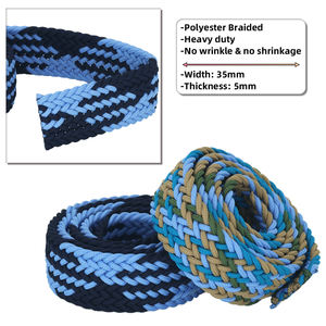 Nastro intrecciato in poliestere di alta qualità personalizzato Non elastico per cintura in vita alla moda da esterno - Product Image 2