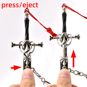 Llavero de Metal Personalizado al por Mayor con Espada de Juana de Arco de Fates Stay Night para Decoración - Product Image 6