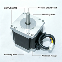 Moteur pas à pas silencieux haute vitesse HY 42 pour contrôle précis et stable du mouvement, idéal pour les équipements de production d'impression 3D de bureau