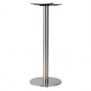 WEKIS Garden Wholesale Centre Commercial Brushed Steel Trumpet <b>Square</b> Rectangular Round Restaurant Furniture Caffe <b>Table</b> Base - Product Image 2