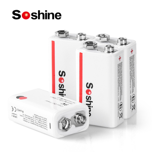 9 V şarj edilebilir piller 9 Volt lityum iyon 680mAh Li-ion piller-2 sayısı (1 paket) - Product Image 1