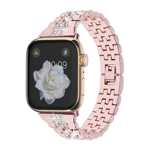 <span class=keywords><strong>Bracelet</strong></span> de montre en alliage de zinc avec diamant pour <span class=keywords><strong>Apple</strong></span> <span class=keywords><strong>Watch</strong></span> Series 10 9 8 7 6 5 4 Ultra - Product Image 5