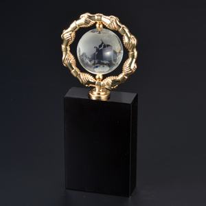 Di cristallo e oro placcato <span class=keywords><strong>aquila</strong></span> trofei e premi - Product Image 2