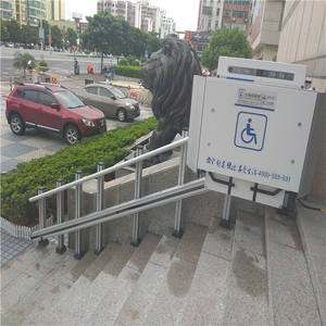 Eğimli tekerlekli sandalye ağırlık kaldırma ekipmanları merdiven kaldırma tezgahları - Product Image 6