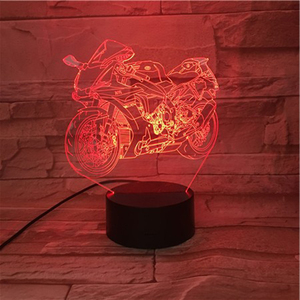 Schönes Design Dekor Licht 3D Lampe Led Tisch lampen Schreibtisch Tisch lampen Kinder DIY Acryl Geschenk LED Nachtlicht Buntes Geschenk Dekor - Product Image 6