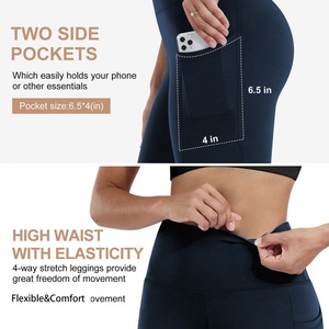 Ropa Deportiva para Mujer con Logotipo Personalizado, Leggings de Cintura Alta para Entrenamiento, Pantalones de Gimnasio, Leggings de Yoga Sin Costuras para Mujer - Product Image 6